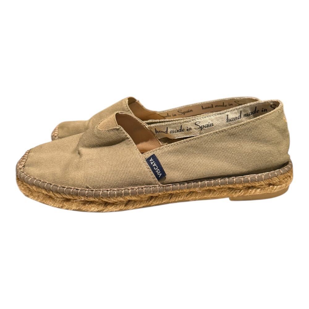 Viscata Barceloneta Women’s Canvas Espadrilles Size 6.5 Beige Casual Lifestyle - Picture 5 of 9